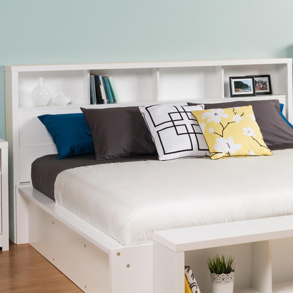 Ebern Designs Tidworth Bookcase Headboard & Reviews Wayfair